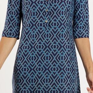 Jude Connolly Susanna Dress in garden lattice navy